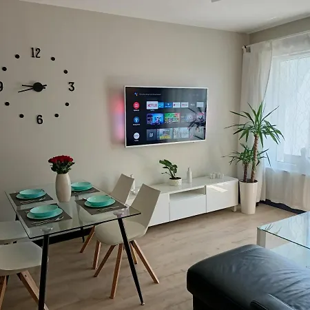 公寓 Nowoczesny Apartament Z Widokiem Na Morze 格但斯克